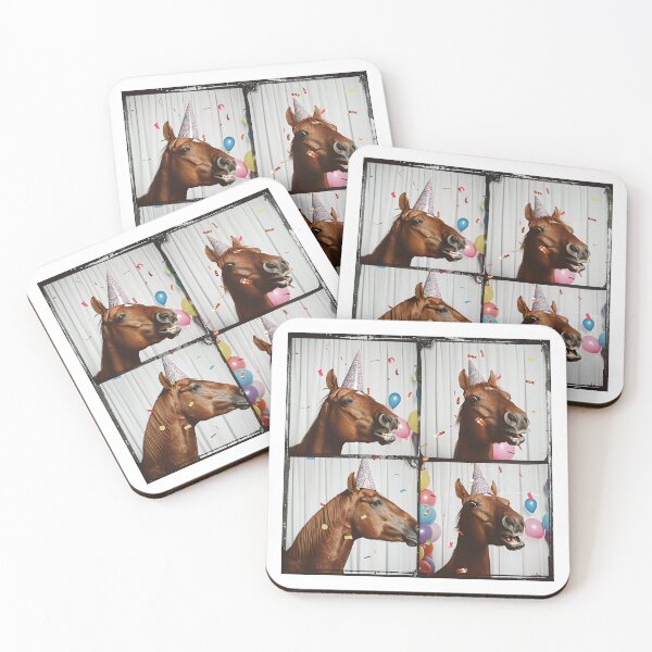 Item preview, Birthday Party Smiling Horse Celebration designed and sold by RockFireMerch.
