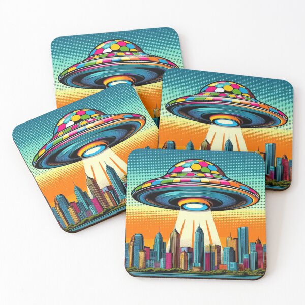 Item preview, pop art style ufo designed and sold by Dogandesighn.