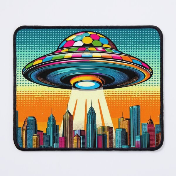 Item preview, pop art style ufo designed and sold by Dogandesighn.