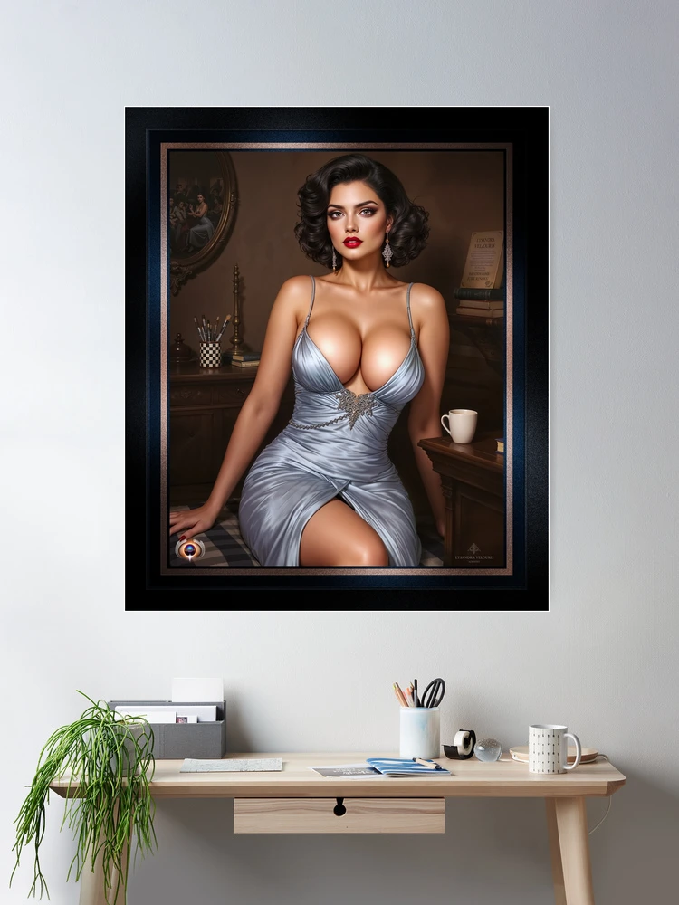 Classical Female Portraiture Of The Elegant Beauty Lysandra Velouris AI Concept Art by Xzendor7 2 Classical Female Portraiture Of The Elegant Beauty Lysandra Velouris Intoxicating AI Concept Art by Xzendor7 Room Decor Poster Art Print