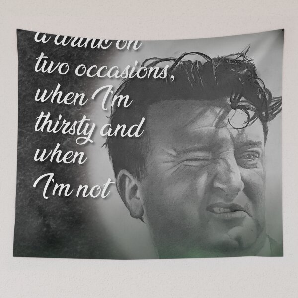 Item preview, Brendan Behan Portrait Print – Hand-Drawn Irish Writer and Playwright Art designed and sold by ConorKeeganArt.