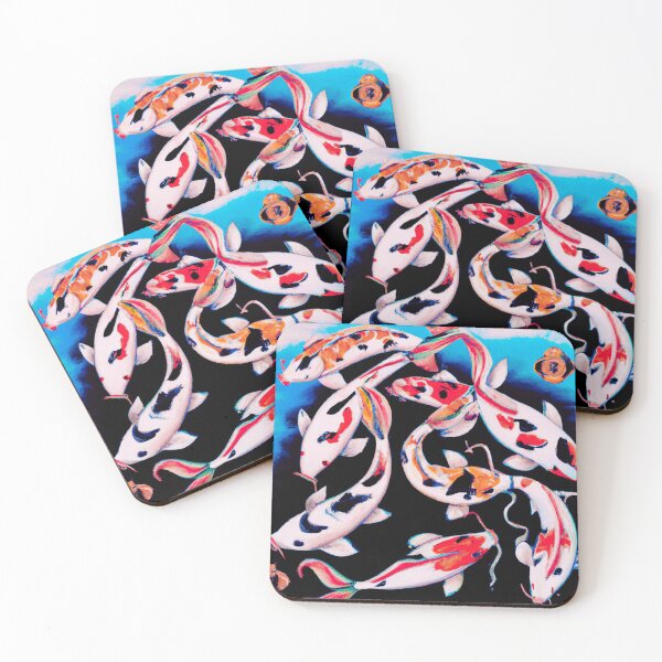 Item preview, japanese Koi Fishes swimming in water designed and sold by MerryCrown.