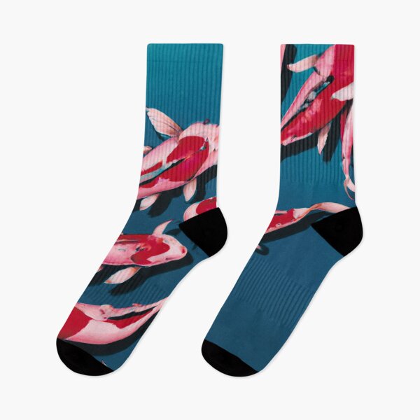 Item preview, japanese Koi Fishes in blue water designed and sold by MerryCrown.