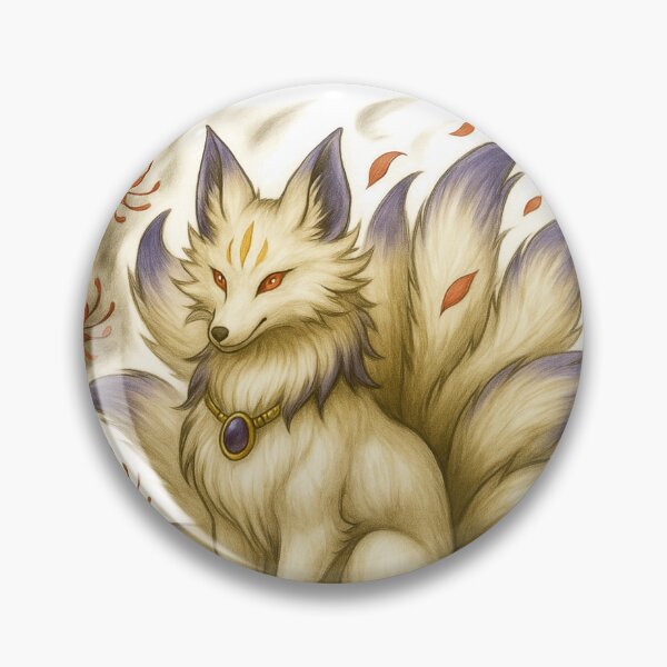 Item preview, 妖艶美麗 - Sumi-e Nine-tailed Fox | Ink Spirit - Akka Series designed and sold by Taki_jp_design.