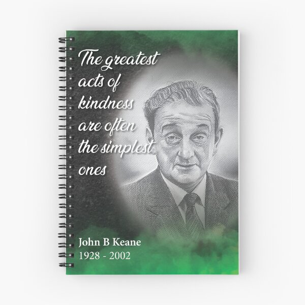 Item preview, John B. Keane Portrait Print – Hand-Drawn Irish Playwright and Author Art designed and sold by ConorKeeganArt.