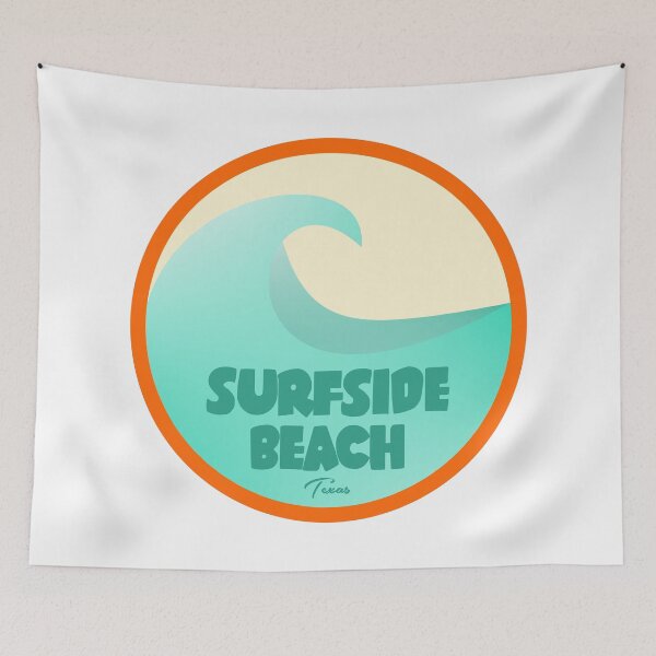 Item preview, Surfside Beach Texas Retro designed and sold by bivenart.