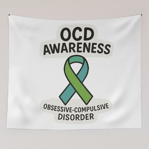 Item preview, OCD Awareness Sticker designed and sold by LookinFreshh.