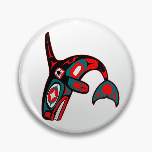 Item preview, Orca Haida designed and sold by Angry Swan Designs.