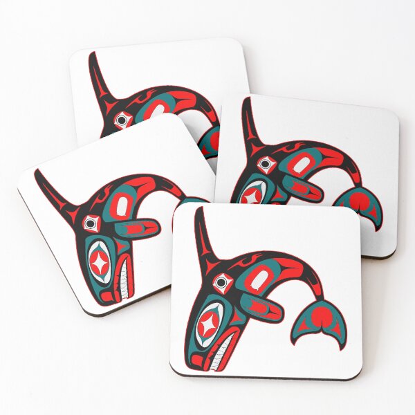 Item preview, Orca Haida designed and sold by Angry Swan Designs.