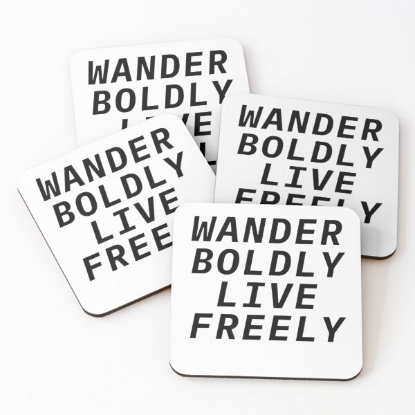 Item preview, Wander Boldly Live Freely designed and sold by Aroczan.