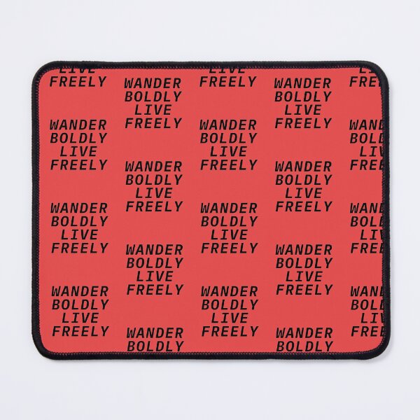 Item preview, Wander Boldly Live Freely designed and sold by Aroczan.