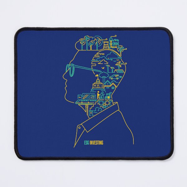Item preview, ESG investing or sustainable investment, businessman character ESG graphic designed and sold by NiamLab.