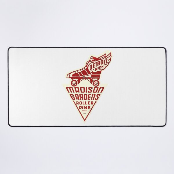 Item preview, Madison Gardens Roller Rink Detroit Michigan Roller Skating Rink Sticker Decal Label Design 2 designed and sold by tislord.