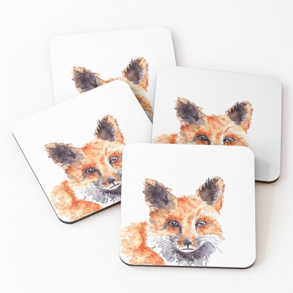 Item preview, Watercolor Fox designed and sold by MainStreetMarks.