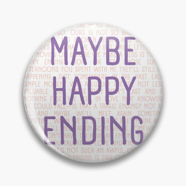Item preview, Maybe Happy Ending lyrics designed and sold by broadwaygirl142.
