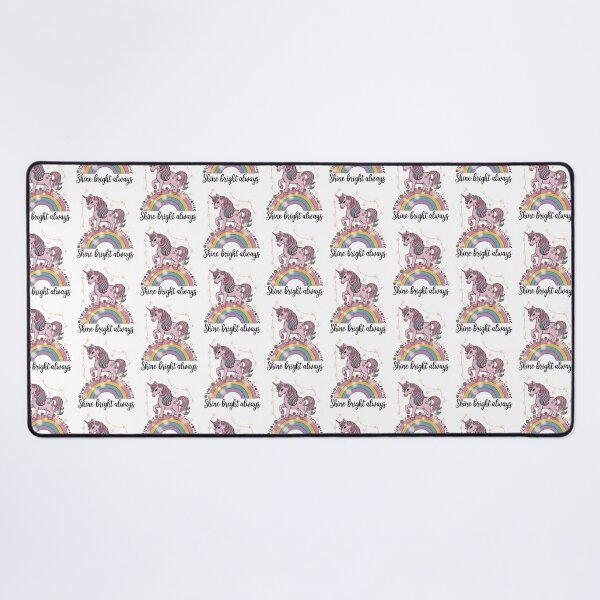 Item preview, Magical Pink Unicorn on Rainbow Shine Bright Always Fantasy designed and sold by Taans-Creation.