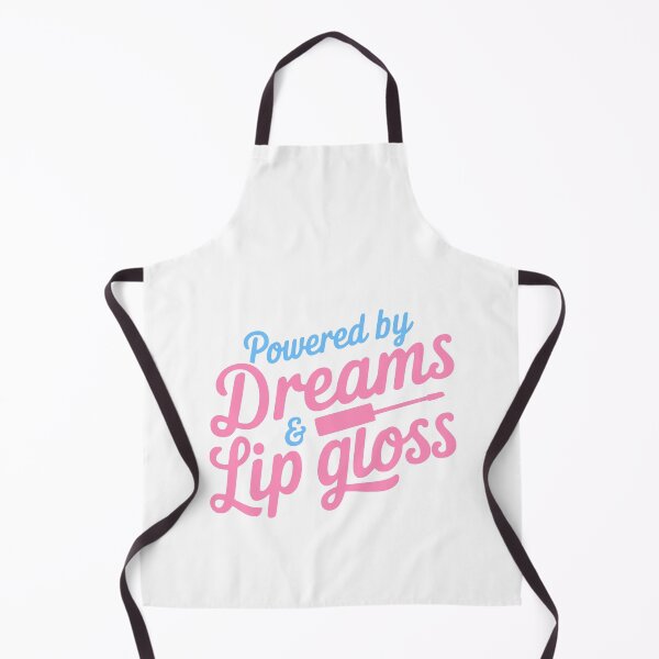 Item preview, Powered By Dreams and Lip Gloss! Pink And Blue Girly designed and sold by PMCreative.
