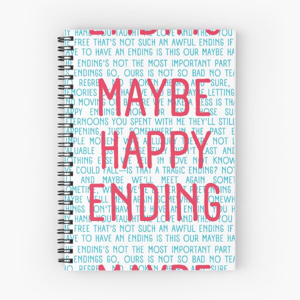 Item preview, Maybe Happy Ending lyrics  designed and sold by broadwaygirl142.