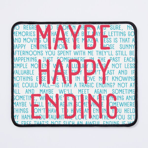 Item preview, Maybe Happy Ending lyrics  designed and sold by broadwaygirl142.