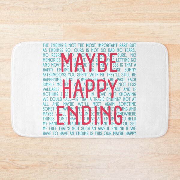 Item preview, Maybe Happy Ending lyrics  designed and sold by broadwaygirl142.