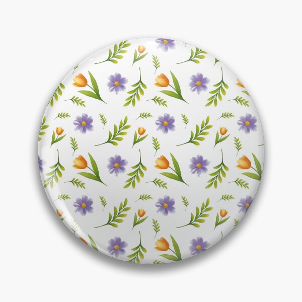 Item preview, Diseño de patrón de flores de primavera designed and sold by OFreiART.