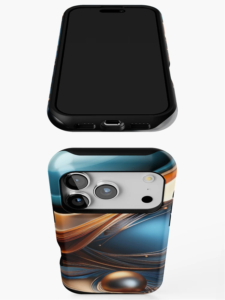 Thumbnail 3 of 4, iPhone Case, Abstract 3D - Raloel designed and sold by Raloel Art.