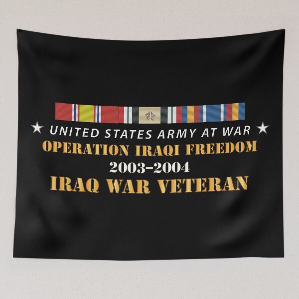 Item preview, OIF IRAQ SVC Bar - At War X 300 designed and sold by Military Insignia Products.