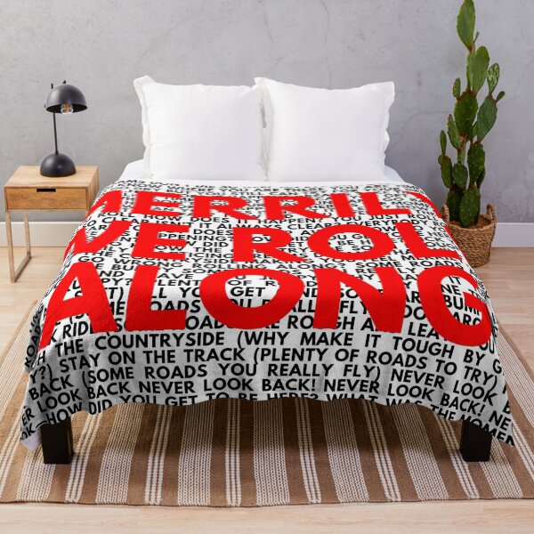 Item preview, Merrily we roll along  lyrics  designed and sold by broadwaygirl142.