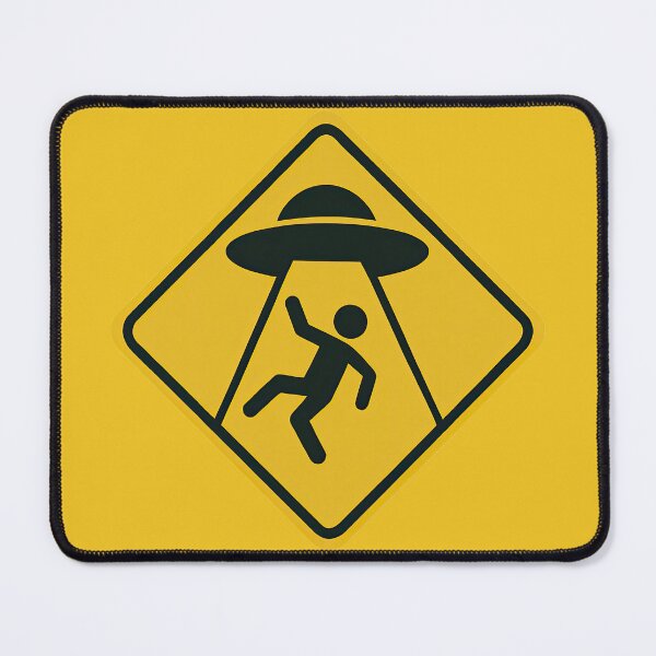 Item preview, Alien Abduction Hazard Road Sign (Diamond Shape) designed and sold by digital-savant.