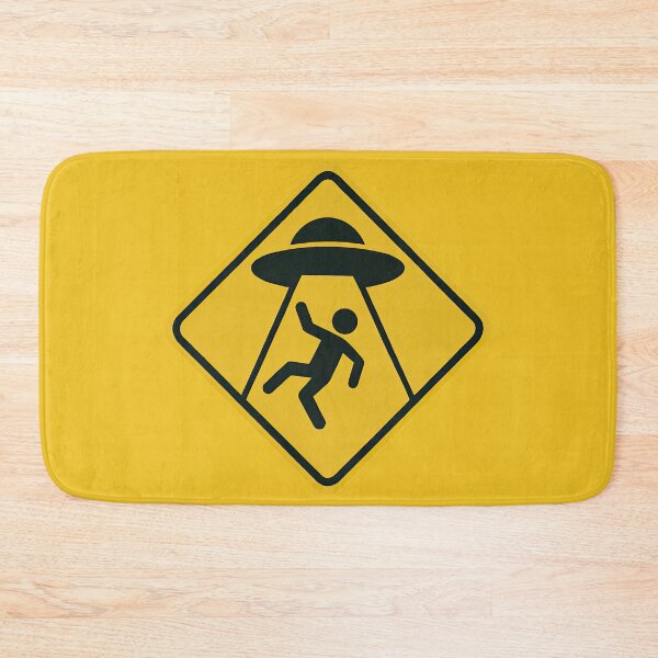 Item preview, Alien Abduction Hazard Road Sign (Diamond Shape) designed and sold by digital-savant.