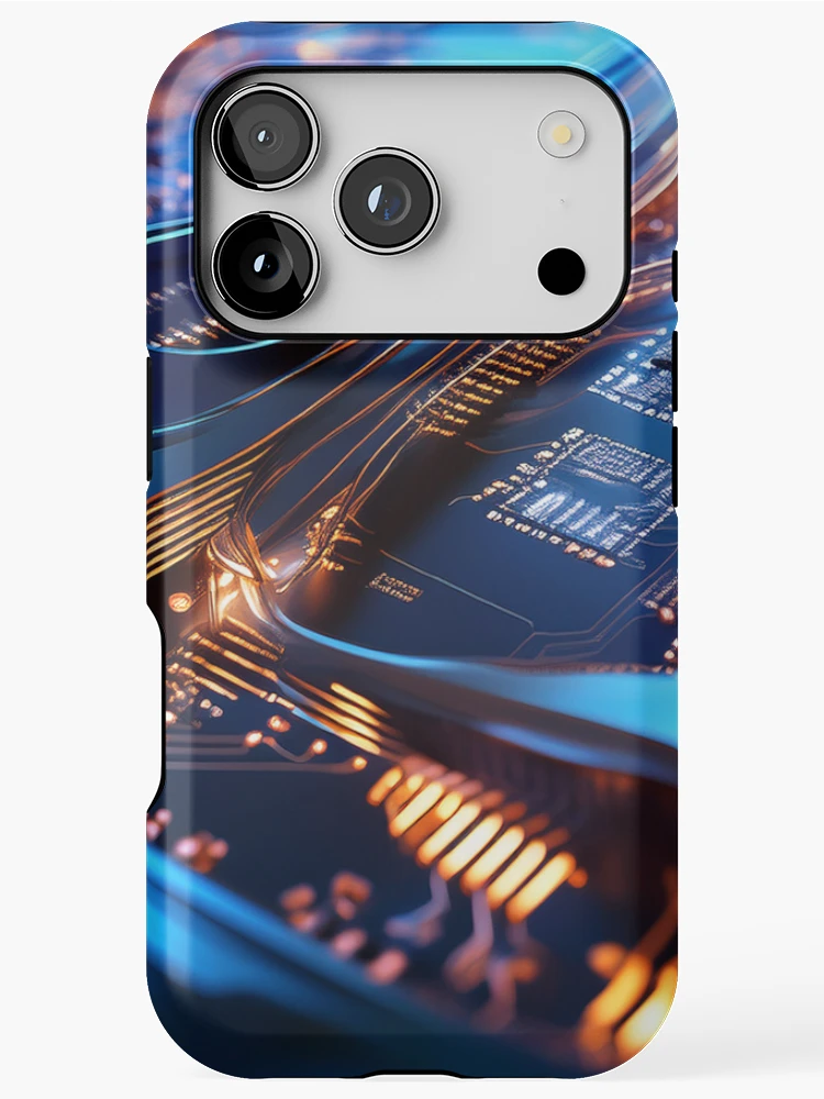 Thumbnail 1 of 4, iPhone Case, Circuit - Raloel designed and sold by Raloel Art.