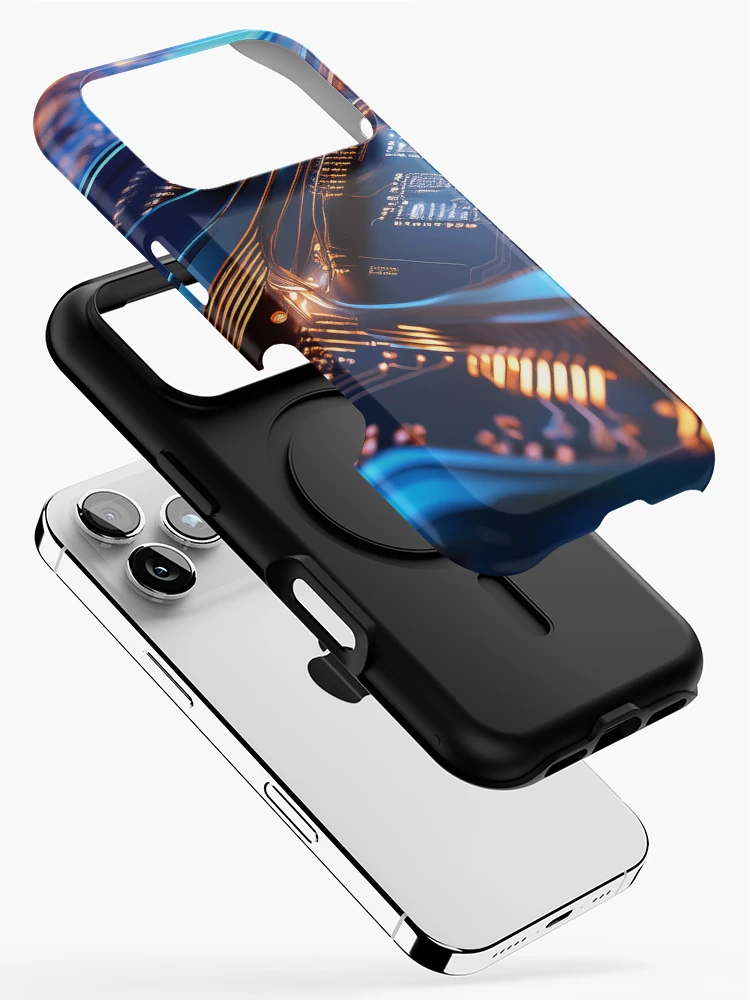 Thumbnail 2 of 4, iPhone Case, Circuit - Raloel designed and sold by Raloel Art.
