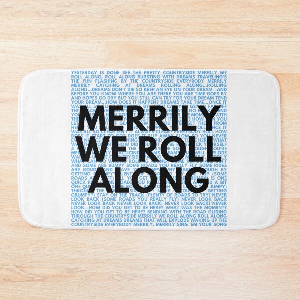 Item preview, Merrily we roll along lyrics  designed and sold by broadwaygirl142.