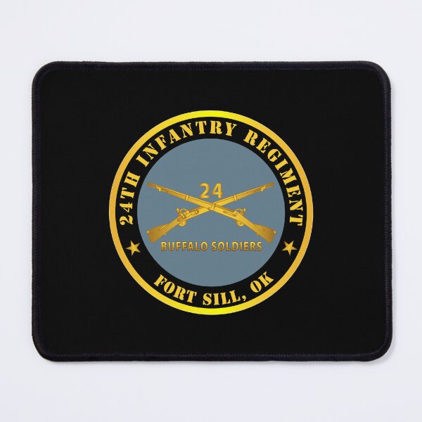Item preview, Army - 24th Infantry Regiment - Fort Sill, OK - Buffalo Soldiers w Inf Branch designed and sold by Military Insignia Products.