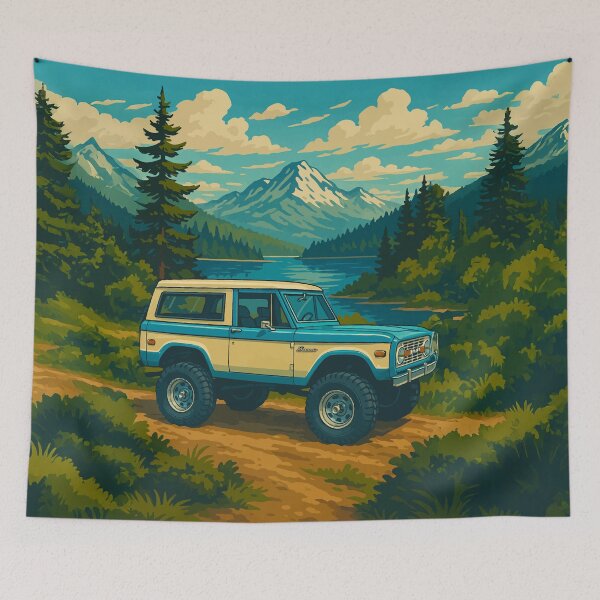Item preview, Classic 70’s Ford Bronco designed and sold by Angry Swan Designs.