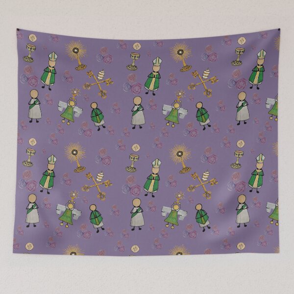 Item preview, Catholic Life - Purple designed and sold by Snowroseblossom.