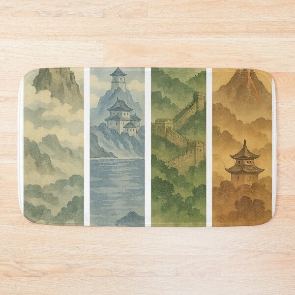 Item preview, Elemental Harmony – Air, Water, Earth, Fire designed and sold by PosiPrints.