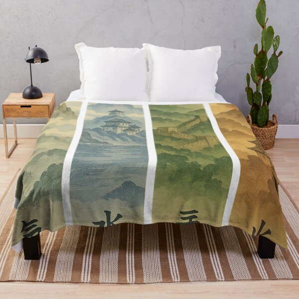 Item preview, Elemental Harmony – Air, Water, Earth, Fire designed and sold by PosiPrints.