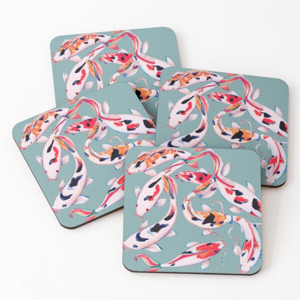 Item preview, red japanese Koi Fishes designed and sold by MerryCrown.