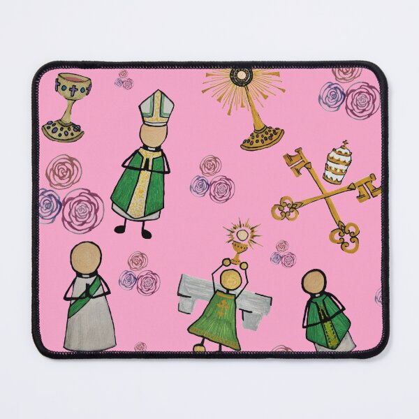 Item preview, Catholic Life - Pink designed and sold by Snowroseblossom.