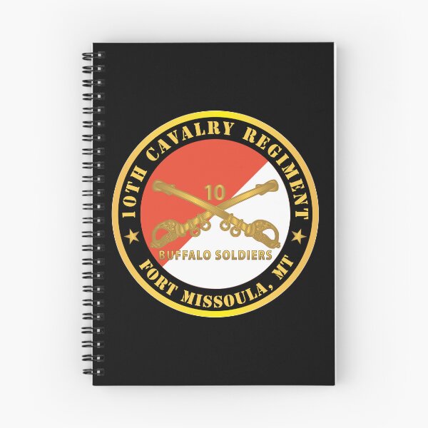Item preview, Army - 10th Cavalry Regiment - Fort Missoula,  MT - Buffalo Soldiers w Cav Branch designed and sold by Military Insignia Products.