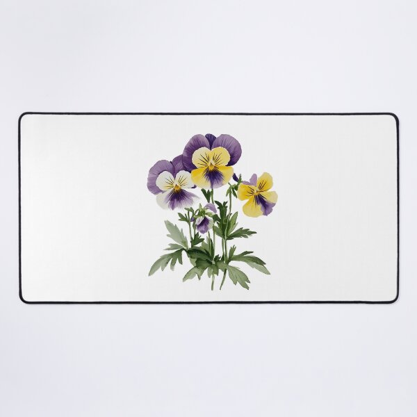 Aperçu de l'œuvre Pansy Sticker 2 créée et vendue par P&U Fabric.