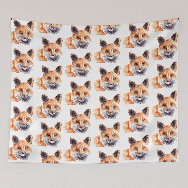 Item preview, Watercolor Fox designed and sold by MainStreetMarks.