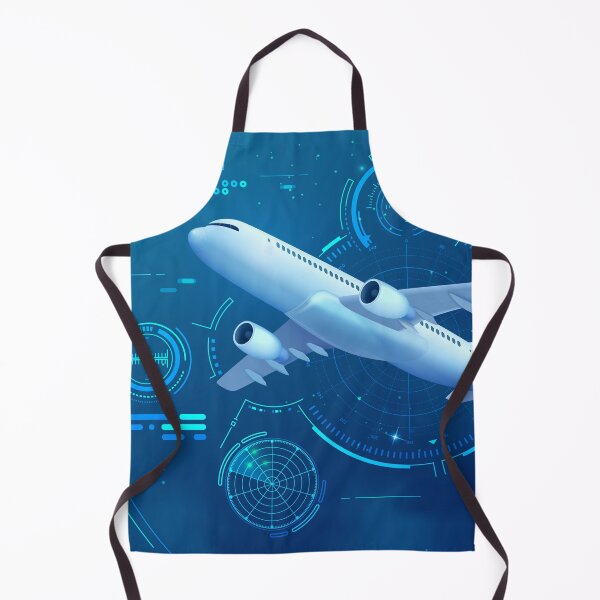 Item preview, air traffic control or aviation technology, graphic airplane futuristic interface designed and sold by NiamLab.