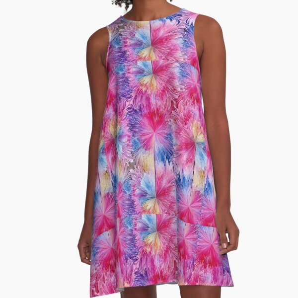 Blooms A-Line Dress