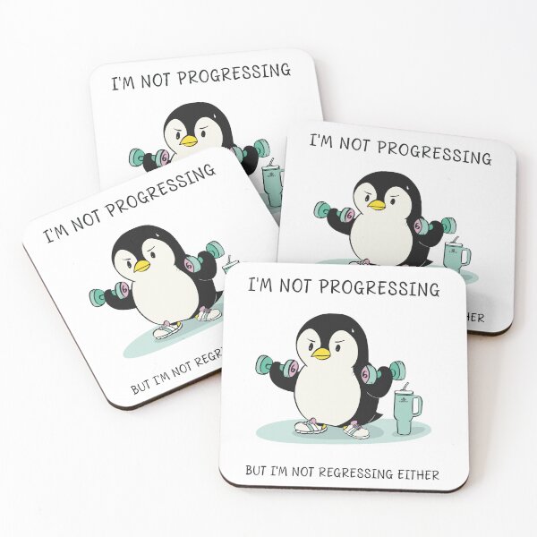 Item preview, Gym Lover Cute Penguin designed and sold by Sasha Makarenko.
