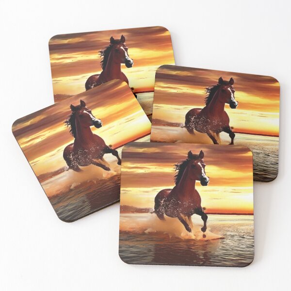 Item preview, Wild Horse Galloping Through Surf designed and sold by Marymarice.