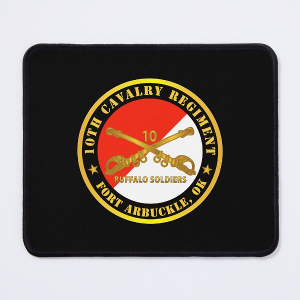 Item preview, Army - 10th Cavalry Regiment - Fort Arbuckle, OK - Buffalo Soldiers w Cav Branch designed and sold by Military Insignia Products.