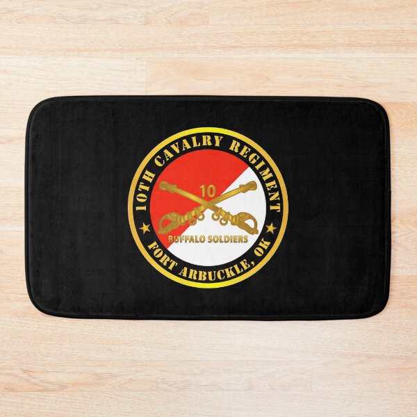 Item preview, Army - 10th Cavalry Regiment - Fort Arbuckle, OK - Buffalo Soldiers w Cav Branch designed and sold by Military Insignia Products.