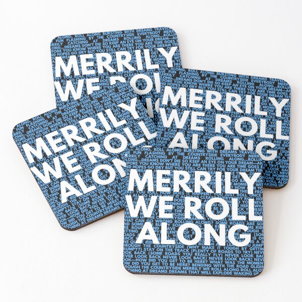 Item preview, Merrily we roll along lyrics  designed and sold by broadwaygirl142.